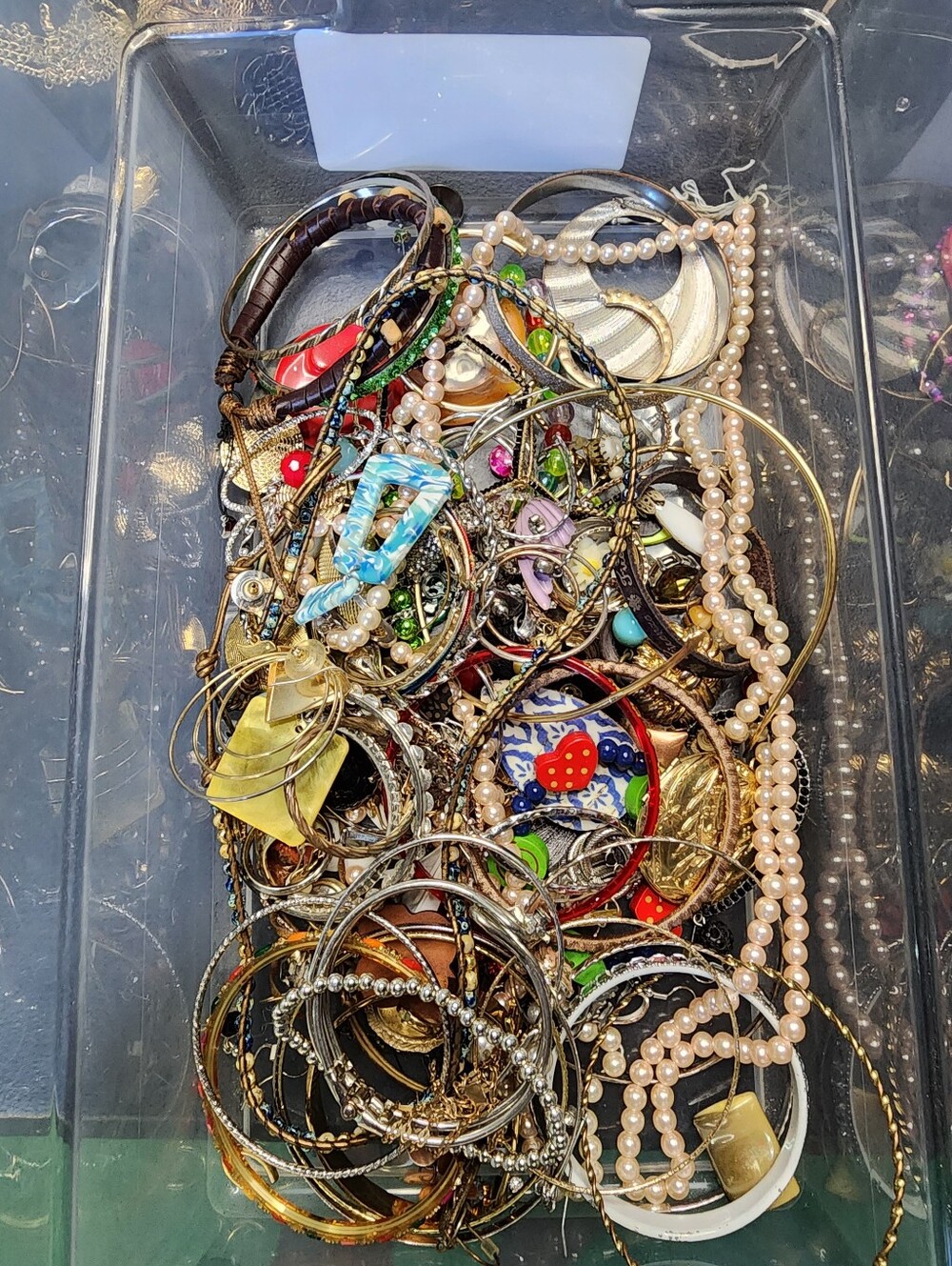 1lb Mixed  Jewelry For Crafting May Or May Not Have Matches  J091326-2
